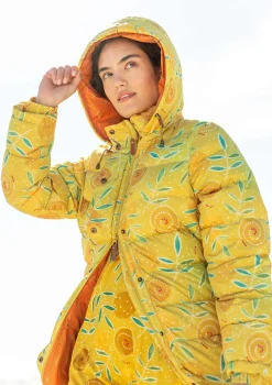 Kappor & Jackor-Gudrun Sjödén Dunkappa "Bhumika" återvunnen polyester/dun Ananas