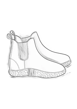 Skor-Gudrun Sjödén Känga i nubuck Mossgrön