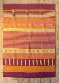 Mattor-Gudrun Sjödén Matta "Freja" i ull Henna