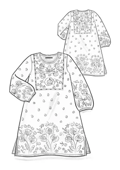 Klänningar-Gudrun Sjödén Stickad klänning