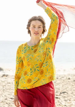 Toppar & Tröjor-Gudrun Sjödén Top "Bhumika" i ekologisk bomull/modal Ananas