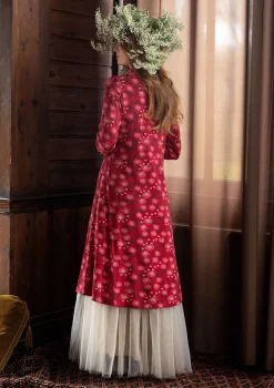 Klänningar-Gudrun Sjödén Trikåklänning "Dagny" i lyocell/elastan Vallmo