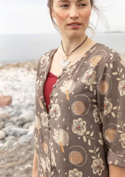 Klänningar-Gudrun Sjödén Vävd klänning "Kamala" i ekologisk bomull Kashish